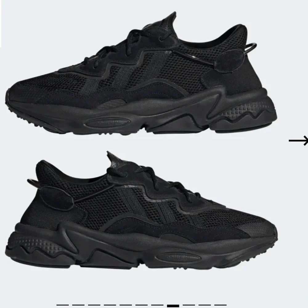 Adidas | BLACK Ozweego Sneaker Mens 4/Womens 6 NWT - Picture 4 of 13